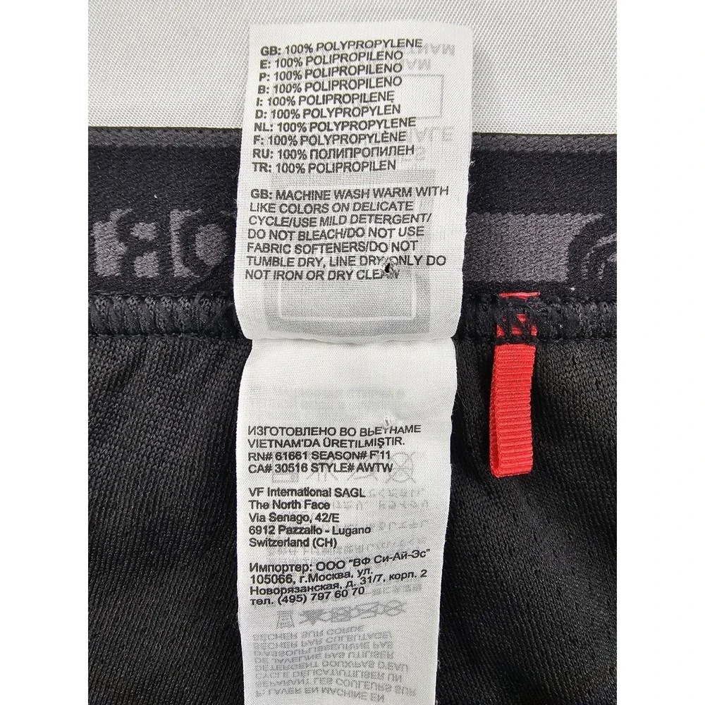 The North Face Performance Base Layer Leggings Men's L Black Athletic Running